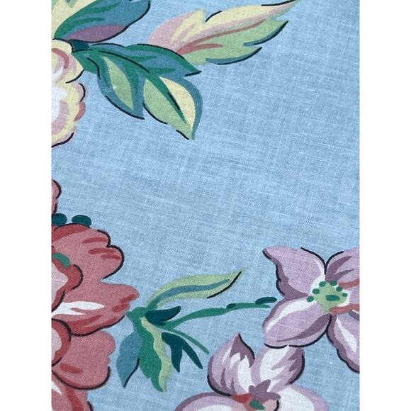 Vtg Waverly Canton Floral Fabric Points East Collection Home Decor By The Yard - Picture 5 of 9